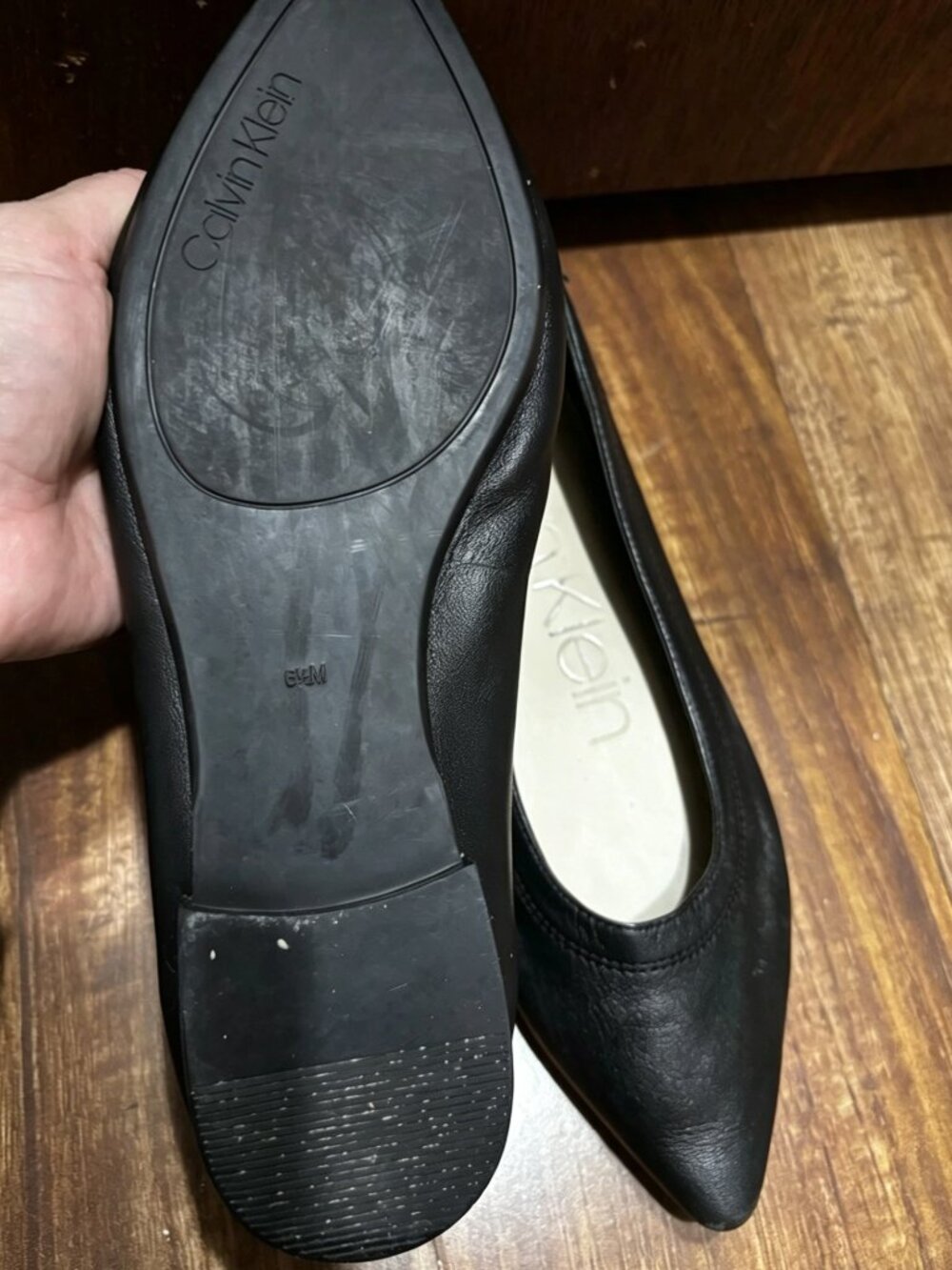 Calvin Klein Black Dressy Sandals - size 7 - Picture 6 of 6